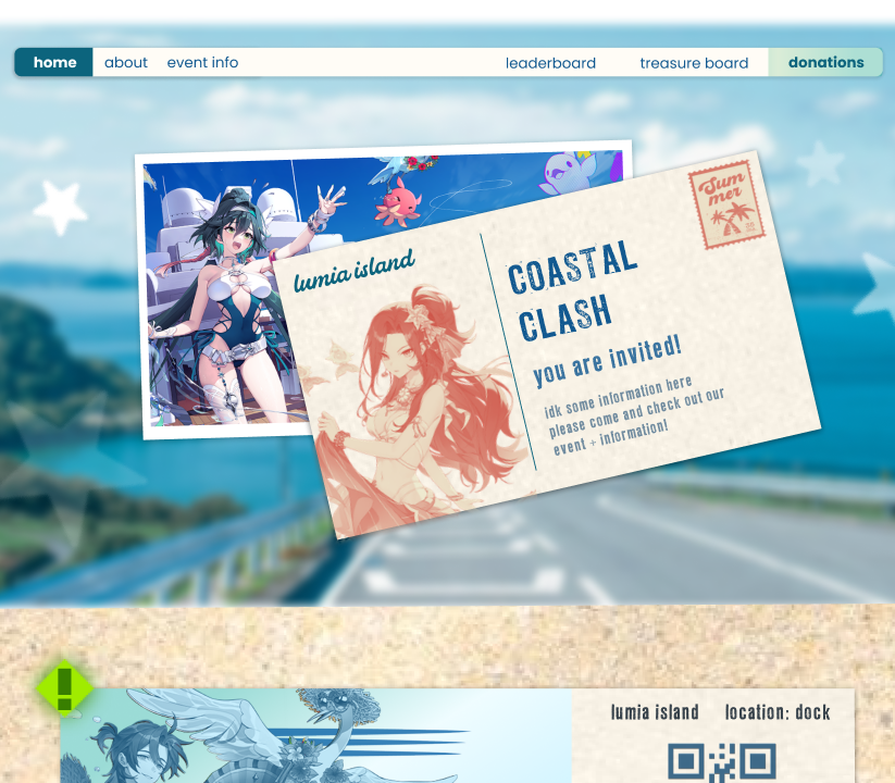 Eternal Return Event Website (Currently offline)